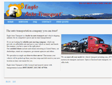 Tablet Screenshot of eagleautotransport.com